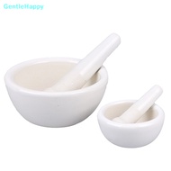 GentleHappy 60/80/100mm Mortar Pestle Spice Crusher Ceramics Bowl Tough Foods Pepper Gingers sg