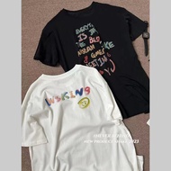 Non-Refundable Non-Exchange 5.18 Design Simple Colorful Letters Short-Sleeved T