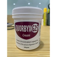 Quorbyx G25 Glycerine 25% in Aqueous Cream 100g | Emollient and protective cream | Suitable for baby