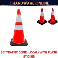 Local High Quality Heavy Duty Safety Cone 30” Traffic Reflective Warning Cone