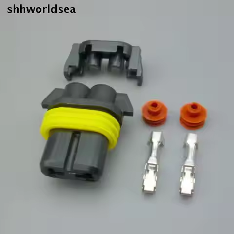shhworldsea 9006 HB4 female plastic socket bulb socket hid DIY connector