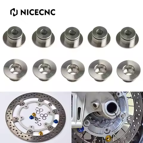 4.5-5.2mm Titanium Brake Disc Floating Bobbins Circlip for Honda CBR600RR CBR1000RR 04-18 CB1000R 11