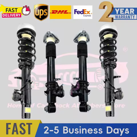 4 pieces Front Rear Shock Absorber Struts With EDC For BMW X5 F15 F85 X6 F16 F86 2013-2018 371168631