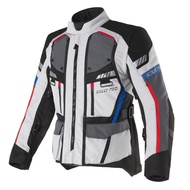 Clover Rally Pro WP - Motorcycle Adventure-Touring Jacket - Black/Grey