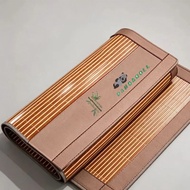 Cooling mat, bamboo mat, double-sided mat, large embroidered thick bamboo mat, foldable and storage-