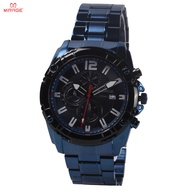 Mirage 8714M Jam Tangan Analog Pria - Blue - Stainless Steel Bracelet