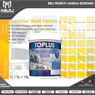 (1L)TOPLUS WEATHER PLUS EXTERIOR WALL PAINT - YELLOW SERIES