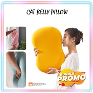 Cat Belly Pillow Slow Rebound Memory Pillow Single Cervical Pillow Soft Neck Pillow Memory Foam Pillow Pure Latex 55x35cm Memory Foam Pillow