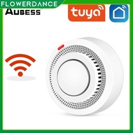 Tuya Smart Life Wifi Smoke Detector Sensor 80db Alarm Fire Smart Smoke Detector Wifi Fire Protection