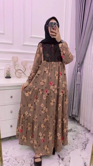 New Gamis Alanna Renda // Gamis Rayon Sultan Terbaru Rayon Diamond