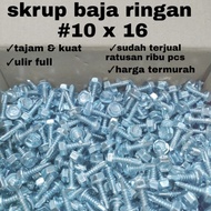 SKRUP BAJA RINGAN 10 X 16 - PER DUS ISI 800 PCS TERJAMIN