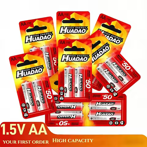 AA Disposable Zinc Carbon Battery 1.5V AA R6P Cell for Mouse Calculator Electric Toys Remote Control