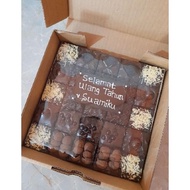 Brownies Fudgy Birthday Large Standar/ Brownies Ulang Tahun Medan