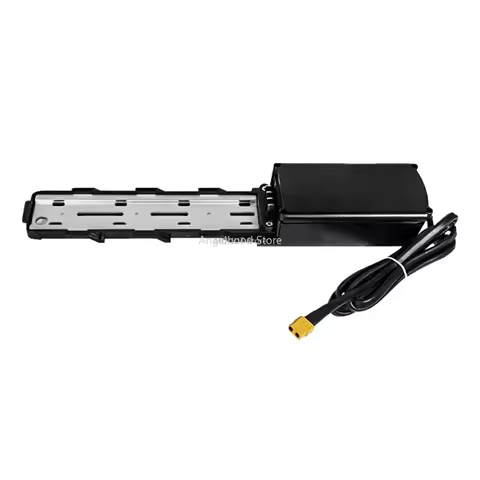 OUXI V8 Electric Bicycle Spare Parts - Battery Base Mounting Plate Bracket with 4-Pin Rail & XT60 Co