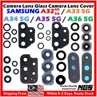 Camera Lens Glass Camera Lens Cover For SAMSUNG Galaxy A32 4G / A32 5G / A33 5G / A34 5G / A35 5G / 