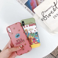 ready stock iPhone 6 6s plus iPhone 7 plus iPhone 8 plus X Case cute cartoon sesame street case