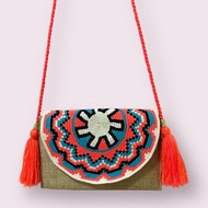 哥倫比亞 Wayuu 手織翻蓋包