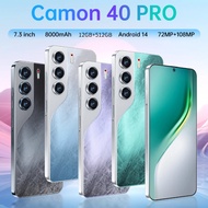 Camon 40 Pro Smartphone 12GB+512GB 7.3 inch Full HD Screen Cellphone 8000mAh Android Phone