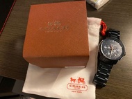 Coach藍色男裝鋼帶手錶 Men Watch