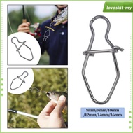 [LovoskibcMY] Heavy Duty Fishing Snaps Stainless Steel Swivel Lock Snaps Quick Change Fishing Snaps