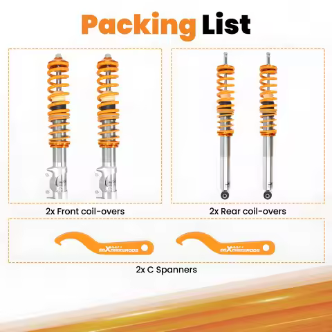 Coilovers Suspension for VW Golf Mk 2 VW CORRADO JETTA GOLF MK3 Coilover for VW Golf MK2 / MK3 Volks