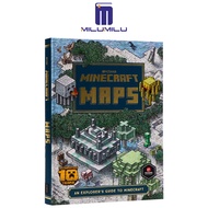 แผนที่ Minecraft: คู่มือการสำรวจของ Minecraft Hardcover โดย Mojang AB หนังสือภาษาอังกฤษต้นฉบับ