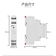 Geya 24v Intermediate Relay 220V AC GR8-208 Guide Rail Type 12v Relay Module