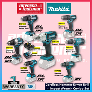 MAKITA 18V Cordless Hammer Driver Drill Impact Wrench Combo Set ( DTW190 / DHP489 / DHP487 / DHP484 / DHP483 / DHP482 / DHP453 )