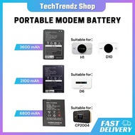 Pocket Portable Modem Battery H1 / D10 / D6 / CP2004