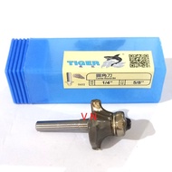 MATA Router Bit/Profil Round Over Bit 8 mm (1/4,5/8,9mm) Tiger