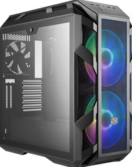 MasterCase H500M ARGB Airflow ATX Mid-Tower with Quad Tempered Glass Panels, Dual 200mm Customizable