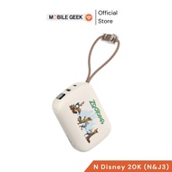 Veger (มี CCC) PowerBank Disney ลิขสิทธิ์แท้ Veger รุ่น VP20-05PD 20000mAh PD20W สายในตัว Type-CIP ม