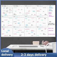 SinoAsiaMart Extra Large Undated Erasable Erasable Whiteboard Annual Planner 35x58 Inches For Home S