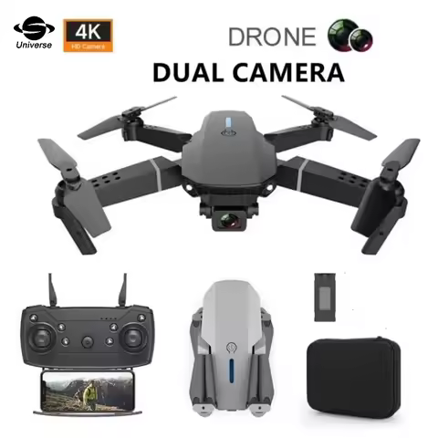 New E88 Pro WIFI FPV Drone Wide Angle HD 4K 1080P Camera Height Hold RC Foldable Quadcopter Dron Hel