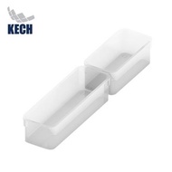 KECH WINK SET2 Drawer Storage Tray 2 Pieces Clear Color