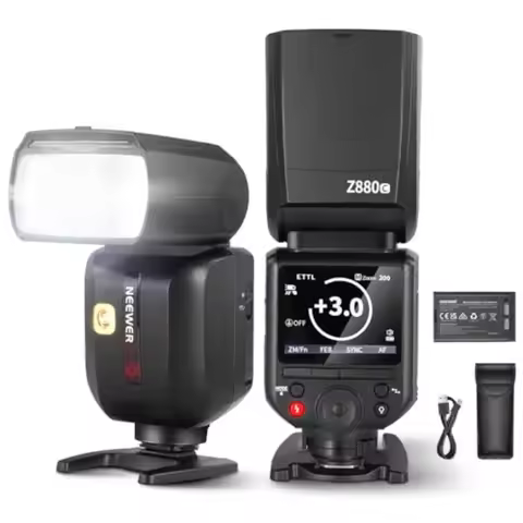 Z880-C 2.4G 76Ws TTL Camera Flash Speedlite for Canon with Upgraded UI Adjustable Modeling Lamp TTL/