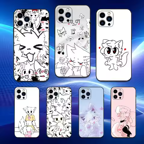 Cute B-Boykisser F-Furry Phone Case For iPhone 16,15,14,13,12,11 Plus,Pro Max,XS,X,XR,SE,Mini,8,7,So