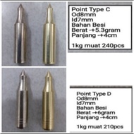 Point arraw mesin CNC Od 8mm/bahan panahan/Alat olahraga/NASYIRA