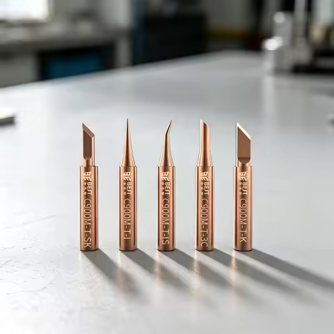 5PCS 900M T Series Pure Copper Soldering Iron Tip Lead-free Welding Sting For Hakko 936 FX-888D 852D