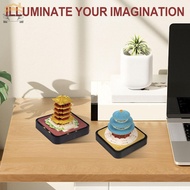 3D Desk Calendar Creative 2025 Calendar Memo Pad with LED Lights Tear-Away 3D Art Calendar Retro Arc