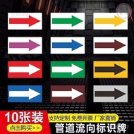 Arrow Sticker Pointing Arrow Sticker Sign Sign Sticker Ground Guide Sign Direction Sign Pipe Streami