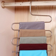 Pants Trousers Hanging Clothes Hanger Layers Storage Organizer Space Saver Neat