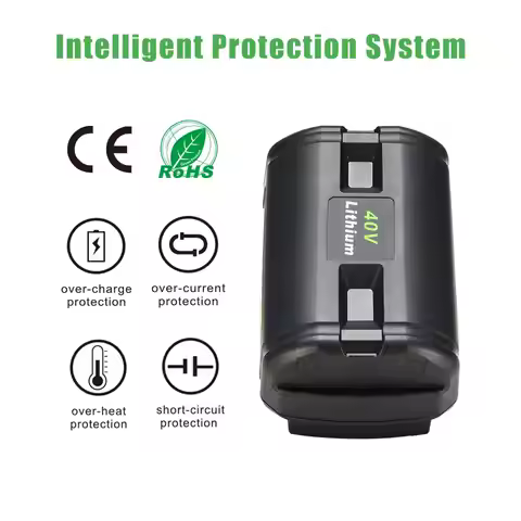 KUNLUN For Ryobi 6.0Ah 40V Li-ion Battery For OP40401 OP4050A OP4050 RY40502 RY40200 Cordless Power 