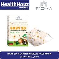 PROXIMA Baby 3D, 4 Layer Surgical Face Mask - 20's