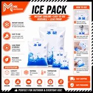 Reusable Ice Bag Pack Water Injection Cooler Frozen Food Seafood Storage Air Batu Sejuk Beg Ais 冰袋