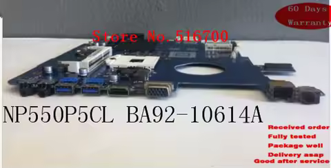 Scheda Madre For Samsung NP550P5C 550P5C NP550P5CL Laptop Motherboard Mainboard BA92-10614A HM76 Tes