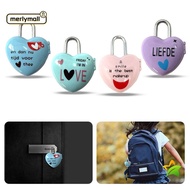 MERLYMALL Number Password Combination Lock Suitcase Zinc Alloy Luggage Digits Code Padlock