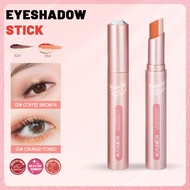 KAXIER Two-Tone Eyeshadow Stick - Pensel Eyeshadow 2 Warna (High Pigment & Waterproof) Eyeshadow Sti