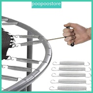 POOP Replacement Trampoline Spring  Durability Trampoline Parts Tapered Design Silver Trampoline Spr