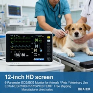 Pet Hospital Dedicated Animal 6 Parameters ECG Monitor 40cm HD Veterinary Medical Monitor ECG/RESP/N